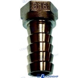 RACCORD CANNELE FEM INOX...