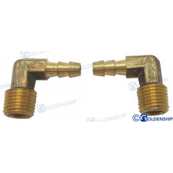 RACCORD 90 NPT 1/4 X 1/4  (2)