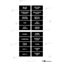 ETIQUETTE DE TABLEAU NOIRE