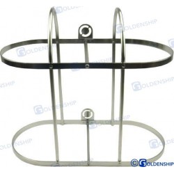 PORTE DEFENSE INOX 2 X 20CM