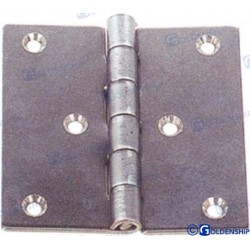 CHARNIERE INOX.  80X60