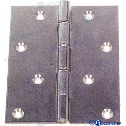 CHARNIERE INOX. 100X100