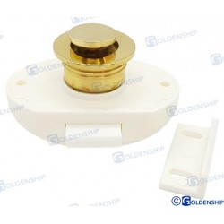 BOUTON POUSSOIR LAITON POLI