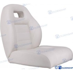 SIEGE EN CUIR BLANC