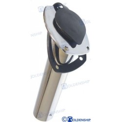 PORTE CANNE LAITON CHROME...