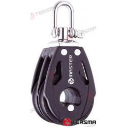 POULIE DOUBLE TOURNANTE 40MM