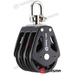 POULIE TRIPLE S/ROULEMENT 90MM