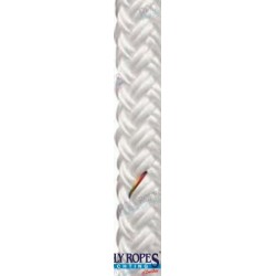 POLY-BRAID-16 6MM BLANC (185M)