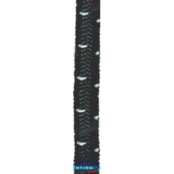 CORDE ELASTIQUE NOIR 8MM....