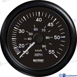 SPEEDOMETER 0/55 MPH NOIR
