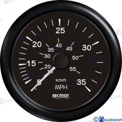 SPEEDOMETER 0/35 MPH NOIR
