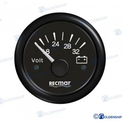 VOLTMETRE 8 / 32V NOIR