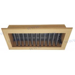 GRILLE D'AERATION EN TEAK 12X4