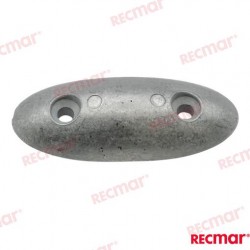 PLAQUE OVALE 93 MM (ZN)