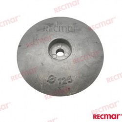 ANODE ROSACE ﾘ 125 MM (ZN)