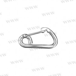 MOUSQUETON  INOX 6MM (10)